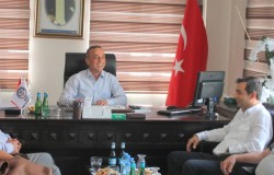 CHP Mv. A. Dr. Niyazi Nefi Kara'dan MESO Başkanı Hasan Çelik'e ziyaret